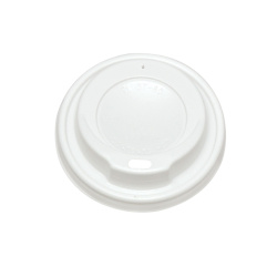 Víčka na papírové kelímky Coffee - na 200 / 300 ml / 100 ks bílé