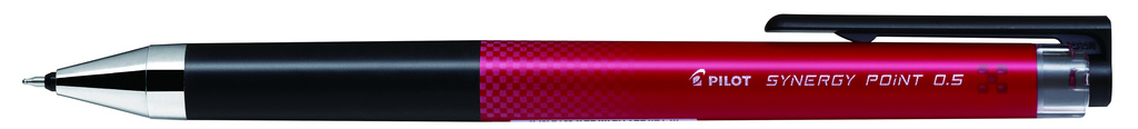Gelový roller Synergy Point - červená / 0,5 mm