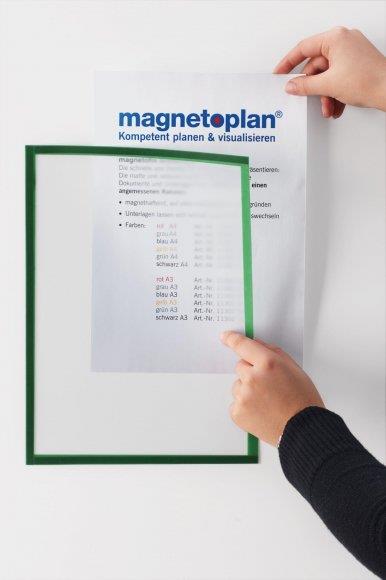 Magnetický rámeček Magnetofix A4 červená (5ks)
