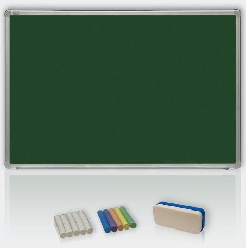 2x3 Zelená magnetická tabule pro popis křídou 100x200 - keramická, ALU23 - P-TKA1020P3